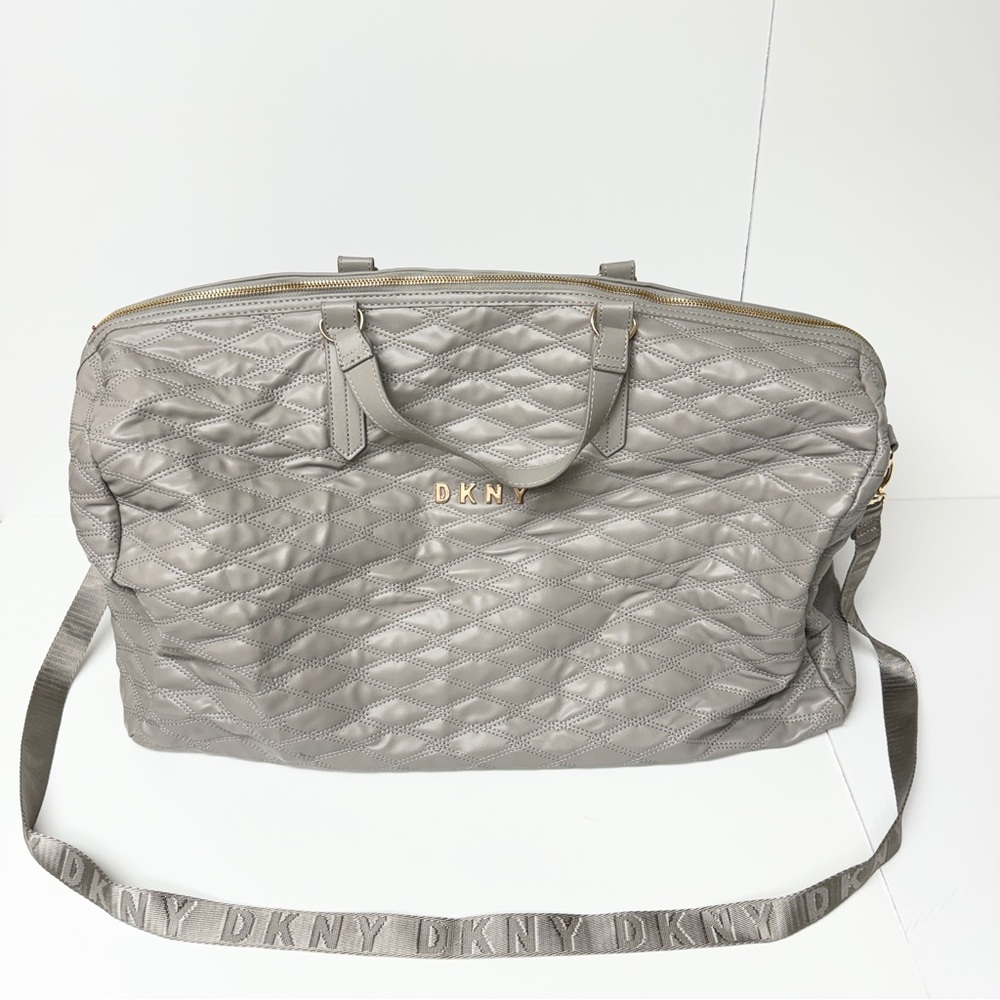 DKNY Quilted Barrel Duffle Large Travel Bag